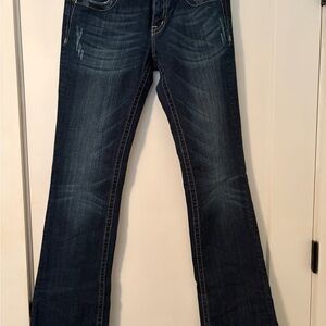 Miss Me Dark Blue Flare Jeans